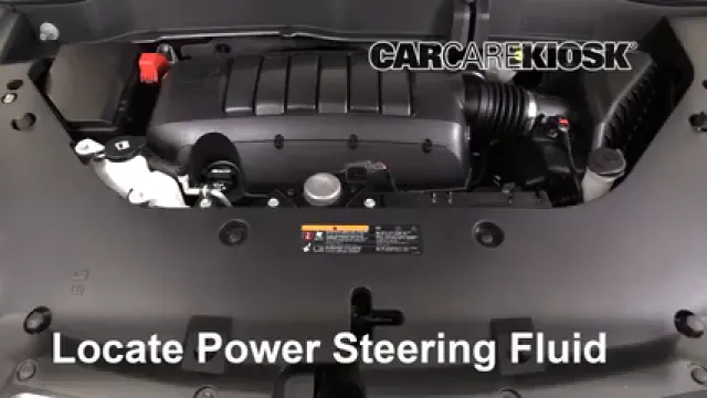 2017 GMC Acadia Limited 3.6L V6 Liquide de direction assistée Rajouter des liquides